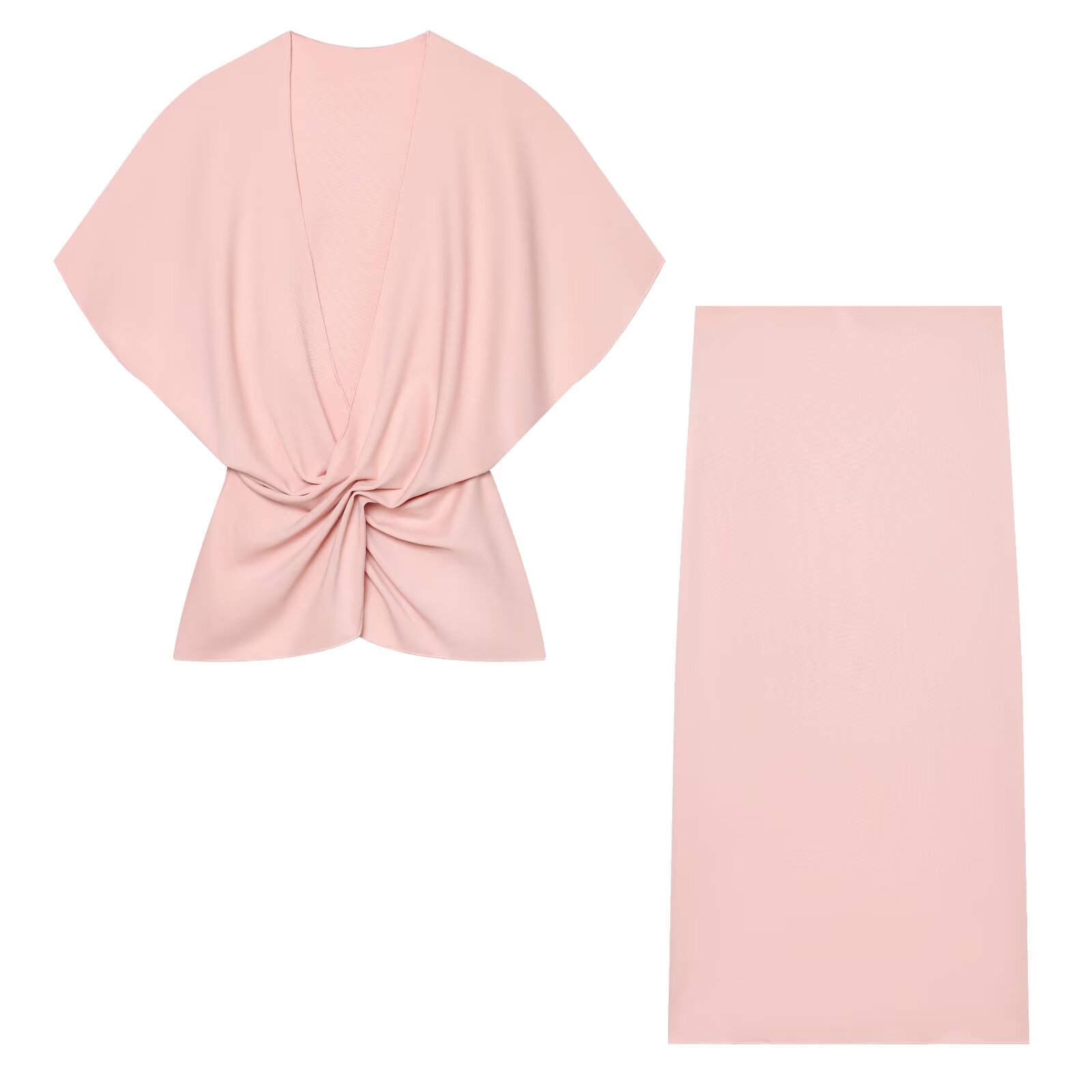 Formal Attire Woman - 2026 Women Elegant Pink Two Piece
