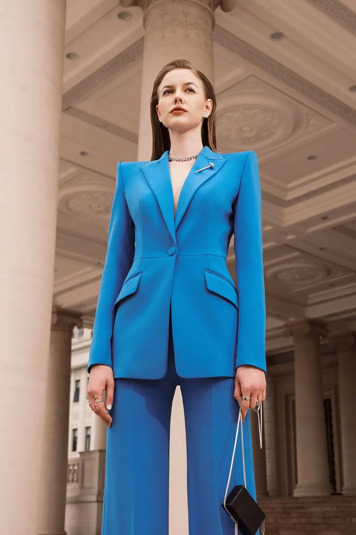 Sexy Open Back Women Blazer Su - Women Formal Wear For Graduation ulasan dan harga