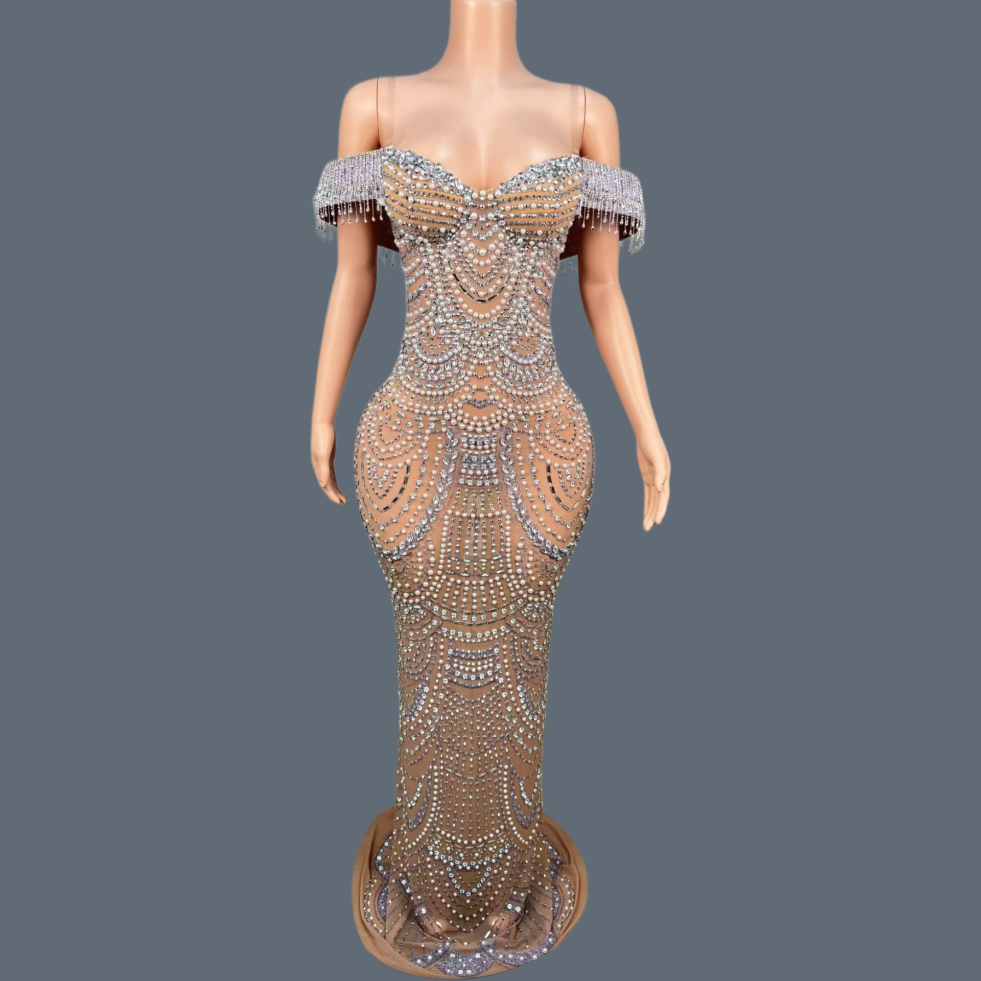 Luxury Elegant Formal Straples - Women Formal Wear Photoshoot ulasan dan harga