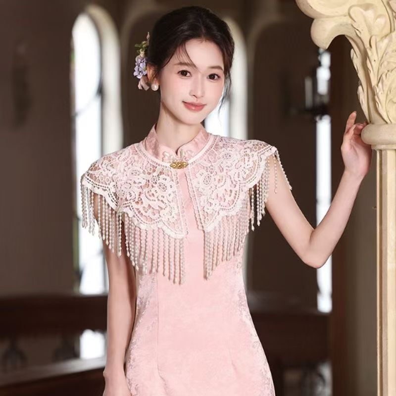 1 Piece of Elegant Beaded Tass - Women Formal Wear Photoshoot ulasan dan harga