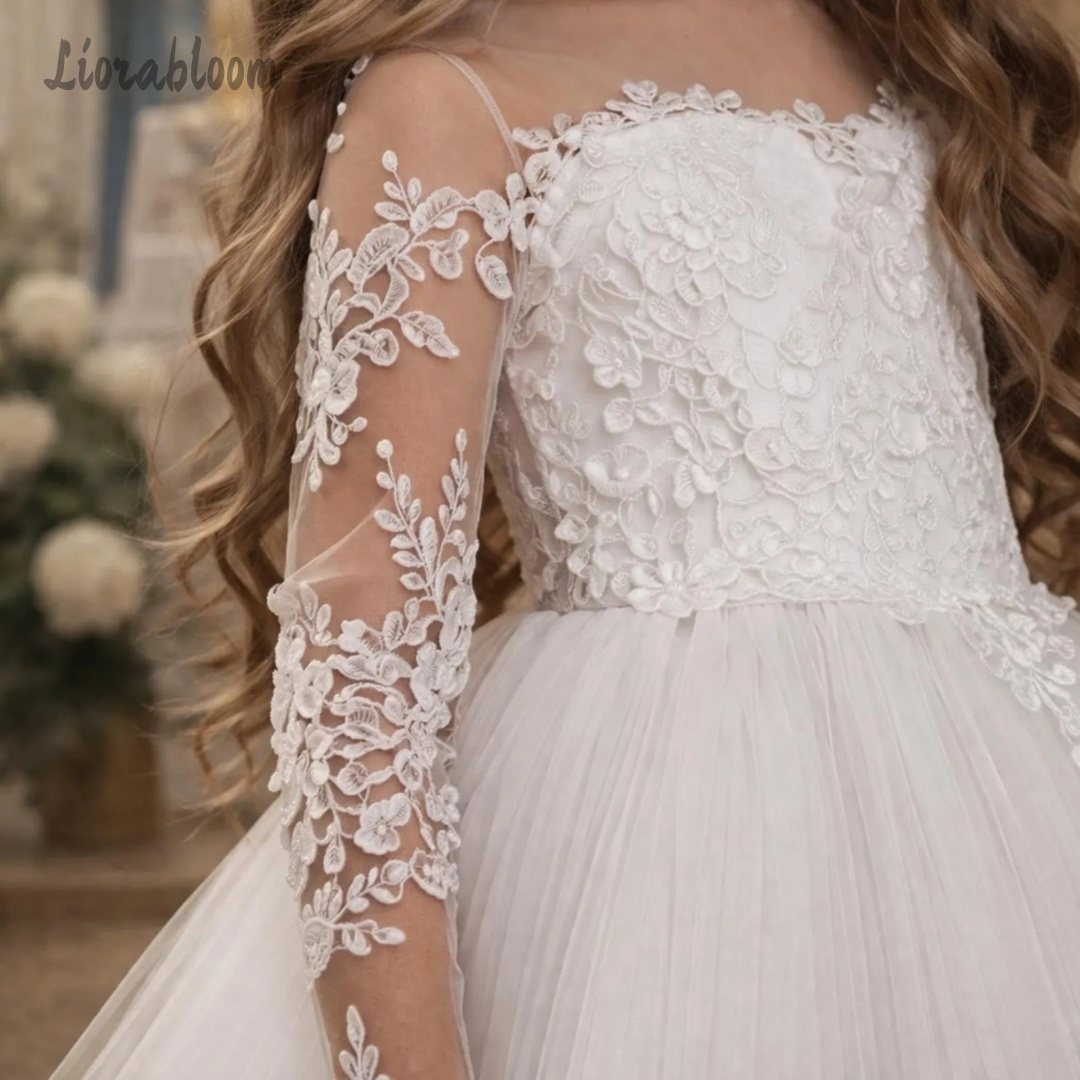 Girls' Lace Wedding Dress Cust - Formal Attire Woman ulasan dan harga