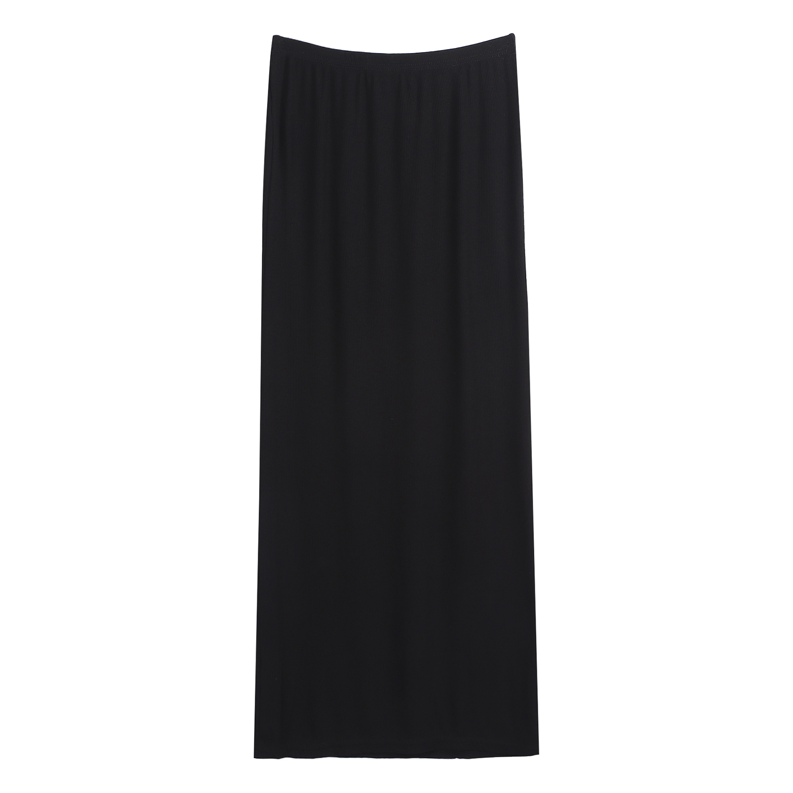 Maternity Elastic Waist Solid  - Pencil Skirt Midi ulasan dan harga