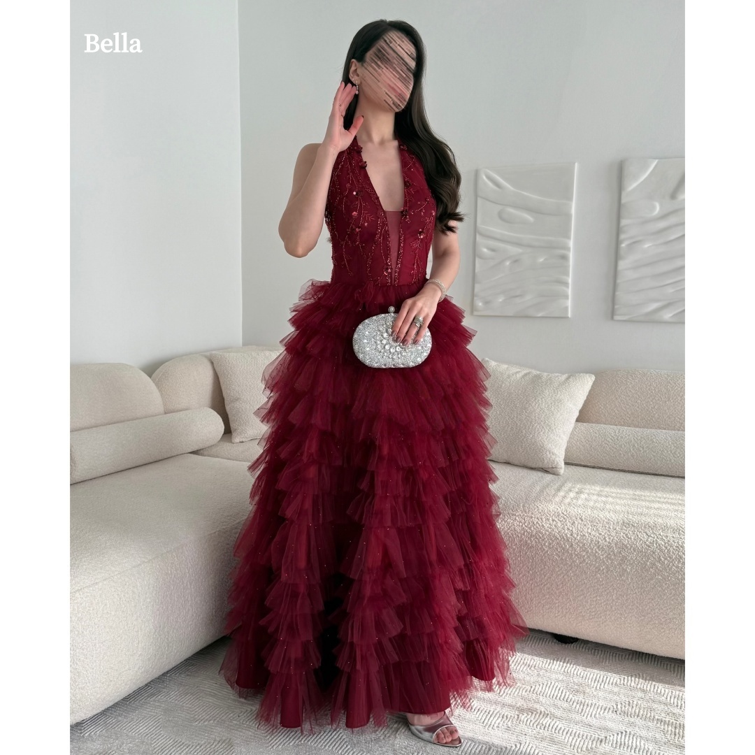 Bella Customized Satin Off-the - Women Formal Wear For Graduation ulasan dan harga