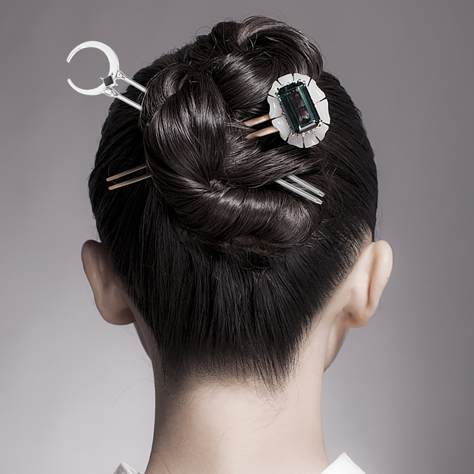 3Pcs Vintage Hair Bun Sticks M - Women Formal Wear Ideas ulasan dan harga