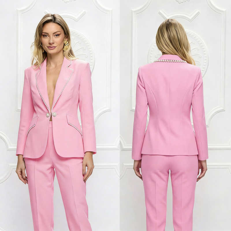 Fashion Show Women Blazer Sets - Women Formal Wear For Graduation ulasan dan harga