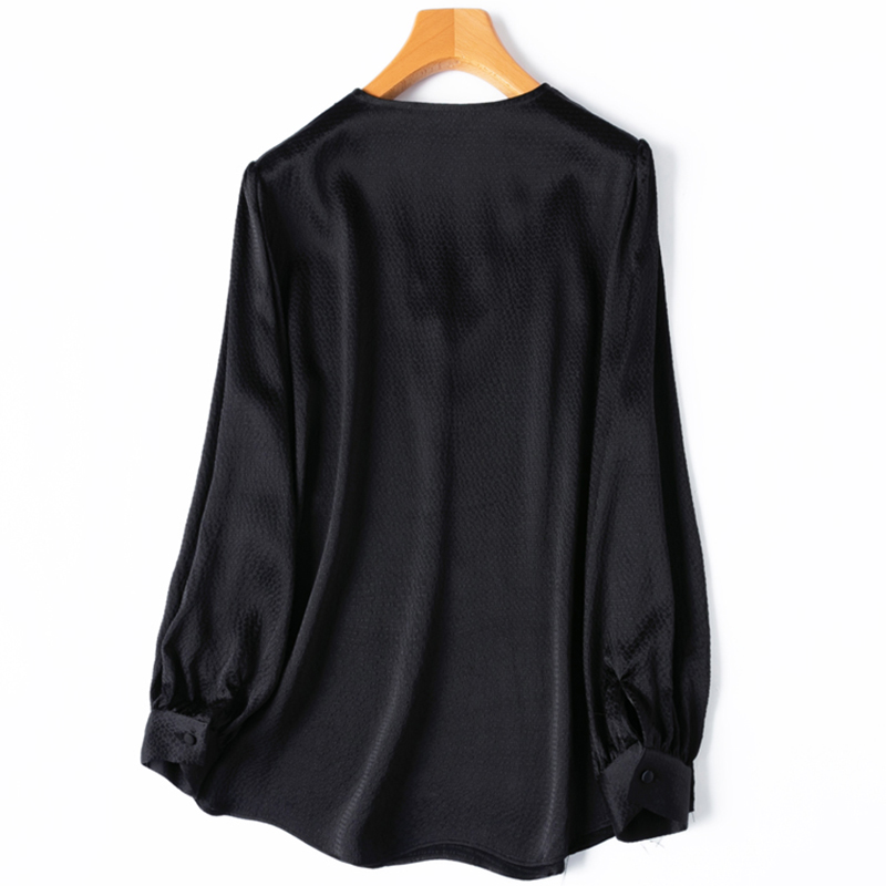Women Silk Blouse 93% Mulberry - Silk Blouse Button ulasan dan harga