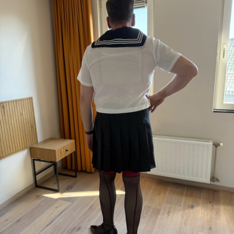 S-8XL Japan School Girl JK Uni - Pencil Skirt Midi ulasan dan harga