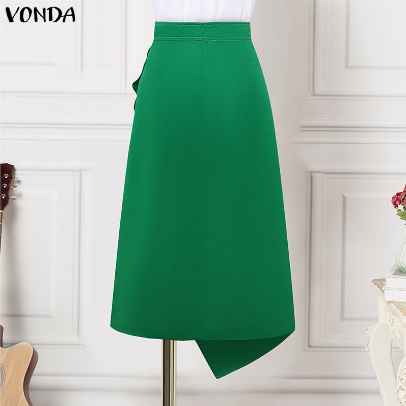 VONDA Plus Size 5XL Elegant Wo - Pencil Skirt Midi ulasan dan harga