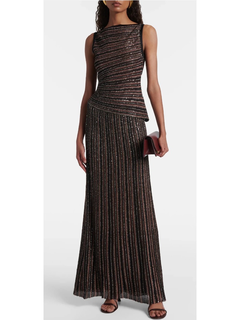 Striped Sequin 2-piece Women E - Formal Attire Woman ulasan dan harga