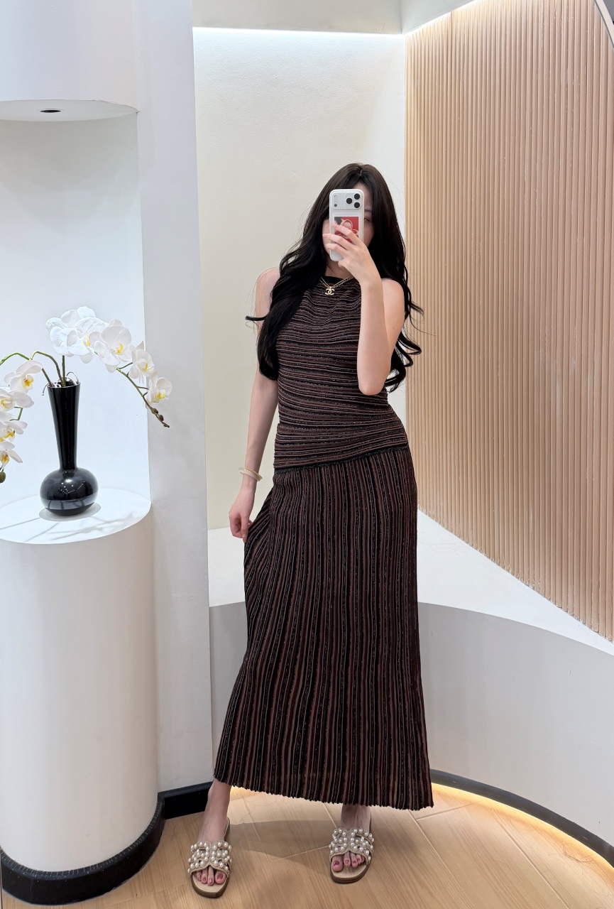 Striped Sequin 2-piece Women E - Formal Attire Woman ulasan dan harga